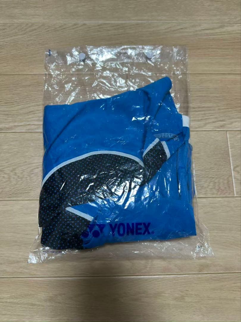 YONEX レディース スポーツウェア 上下セット ブルー×ブラック ドット柄