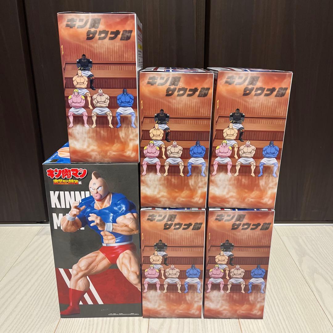 キン肉マンフィギュア6体セット（完璧超人始祖編・サウナフィギュア）