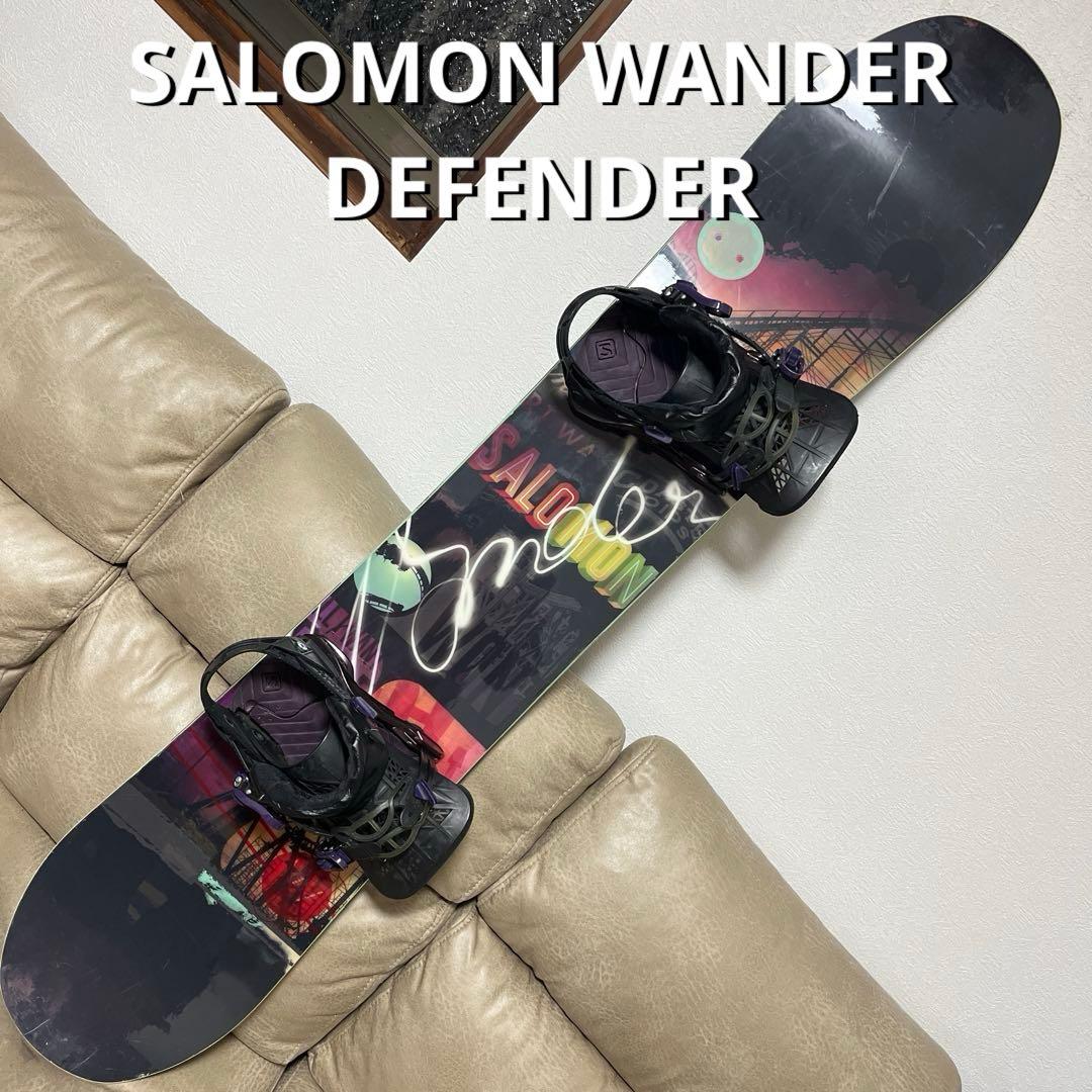 SALOMON WANDER 143 × SALOMON DEFENDER S