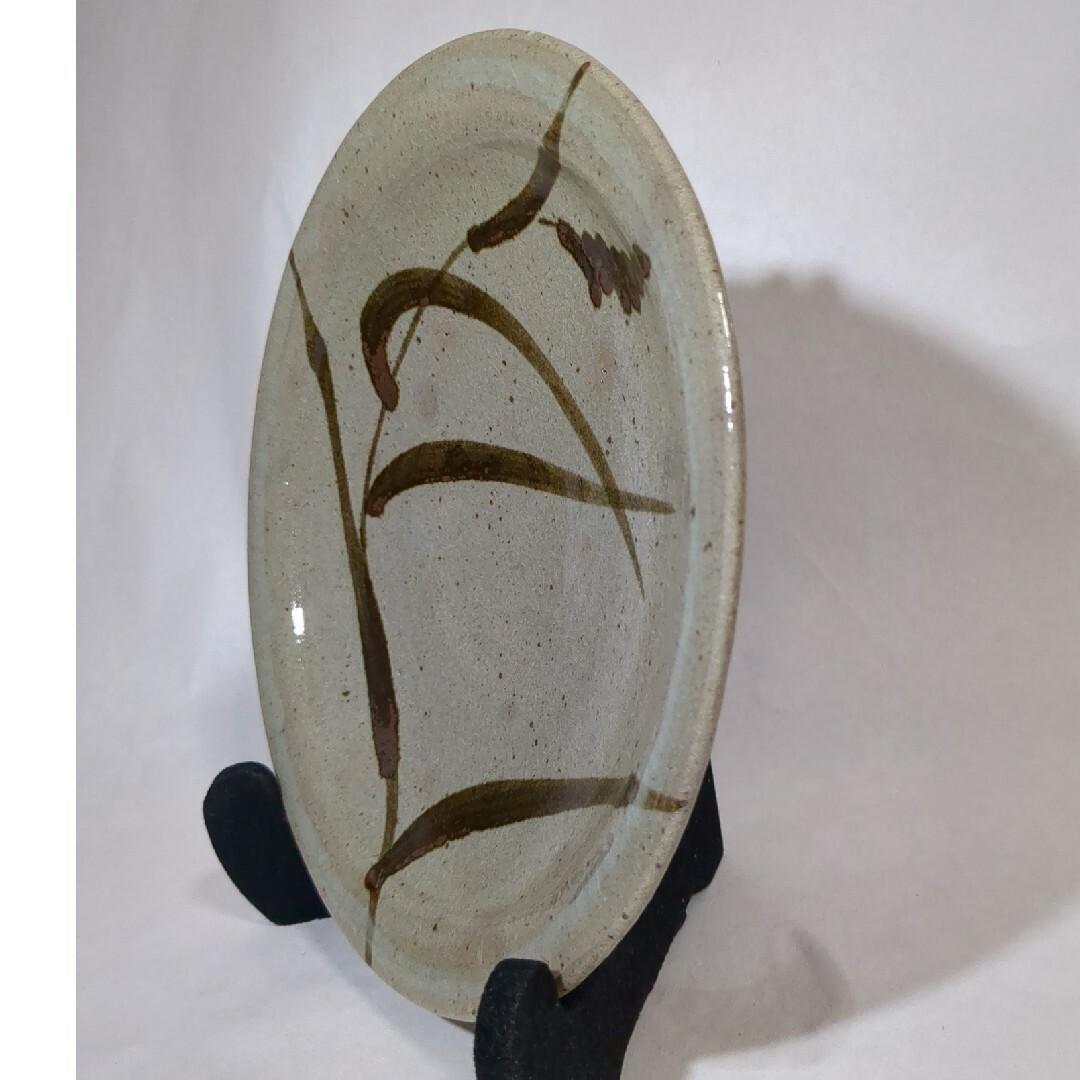 唐津焼 中里太郎右衛門窯 絵唐津皿 直径25cm 大皿 美品