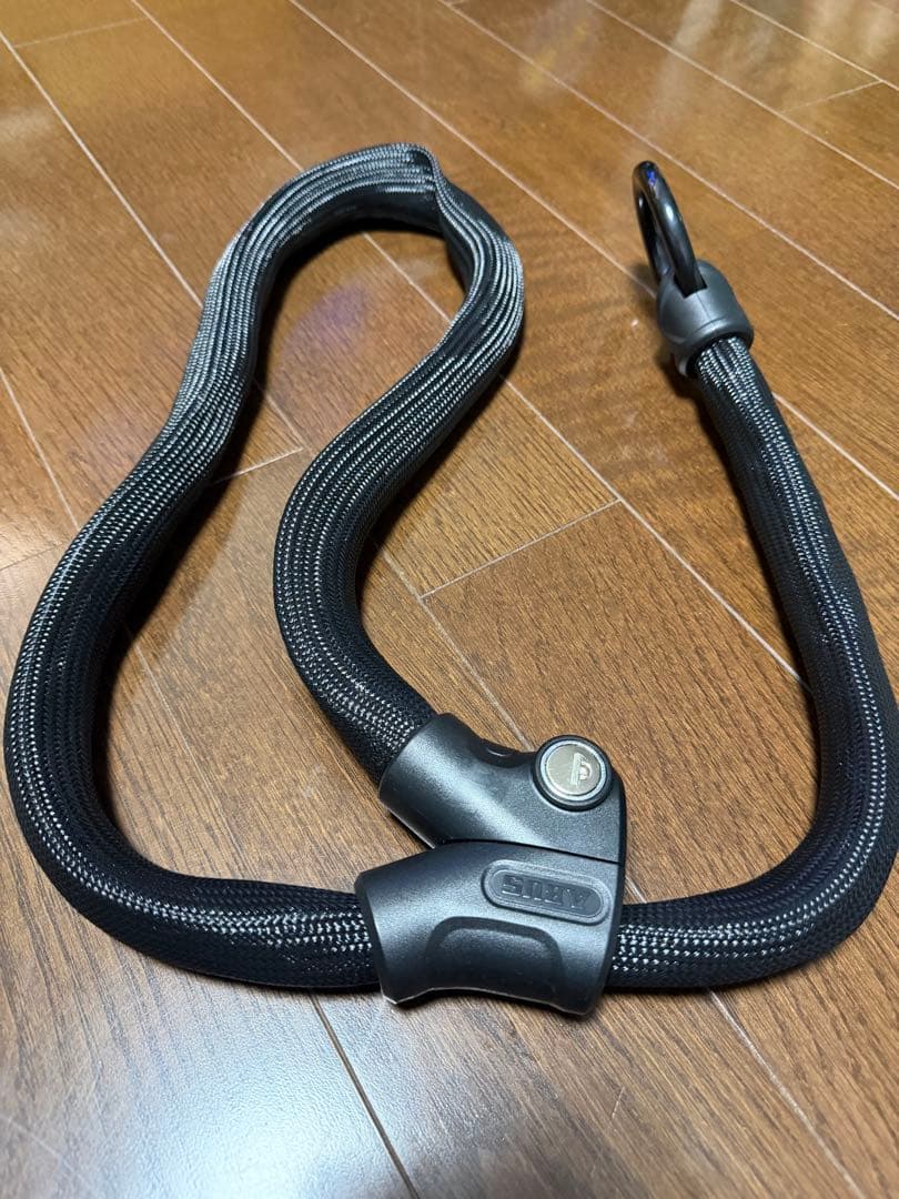アブス ABUS アブス チェーンロック IVY TEX 数回使用のみ。