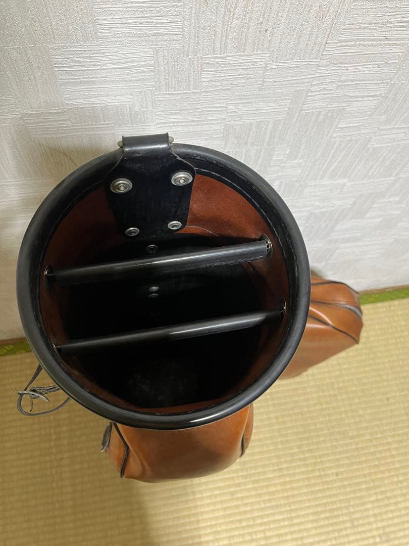 激レア！総本革！キャディーバッグ　訳有！