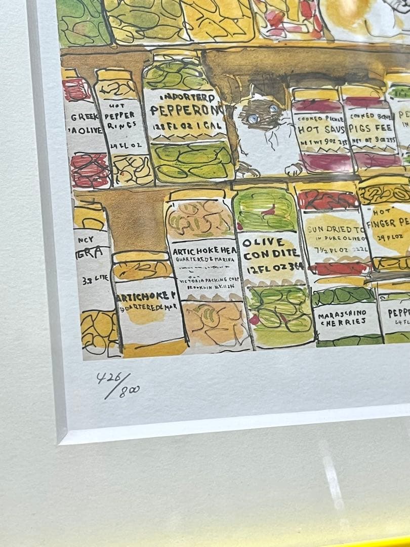 久下貴史作 SPICY CATS スパイス猫 版画 美品!