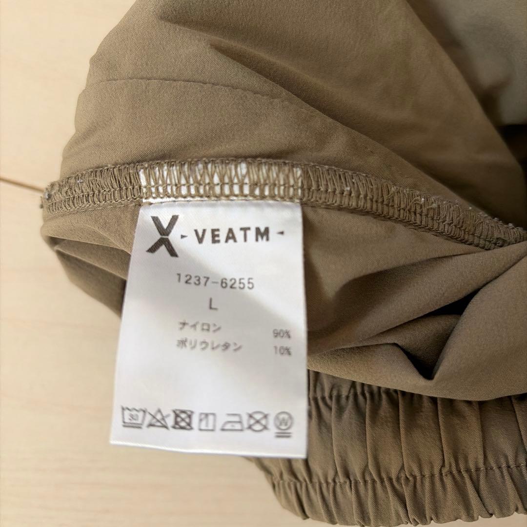 VEATM ビートム WIND STRETCH セットアップ カーキ　Lサイズ