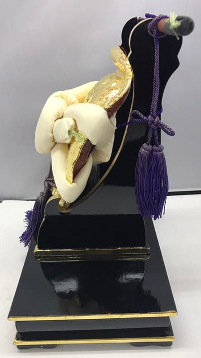 100号 陣笠 木製 本金 岩