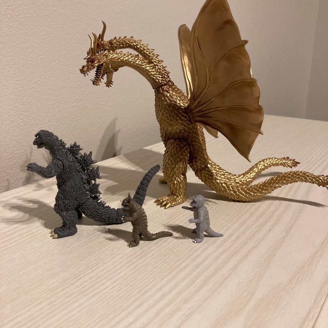 東宝怪獣コレクション ゴジラ、ミニラ、バラゴン、キングギドラ