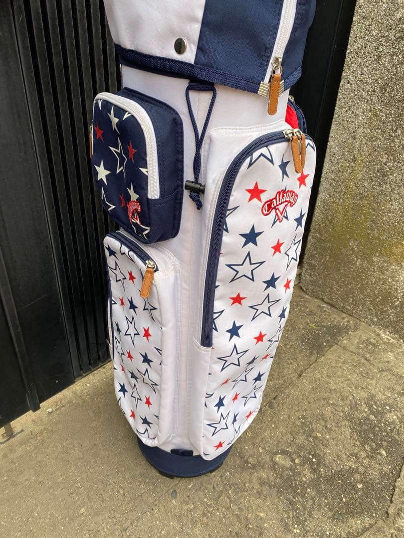 キャロウェイ　Callaway キャディバッグ　軽量　5分割　星柄