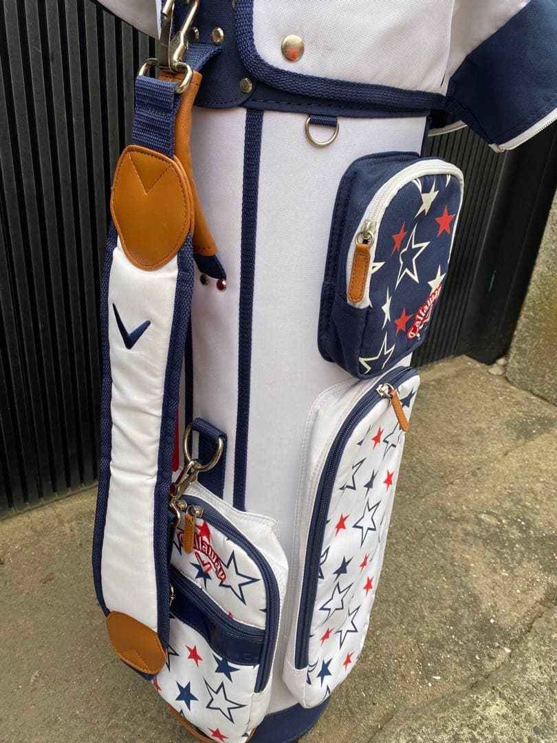 キャロウェイ　Callaway キャディバッグ　軽量　5分割　星柄