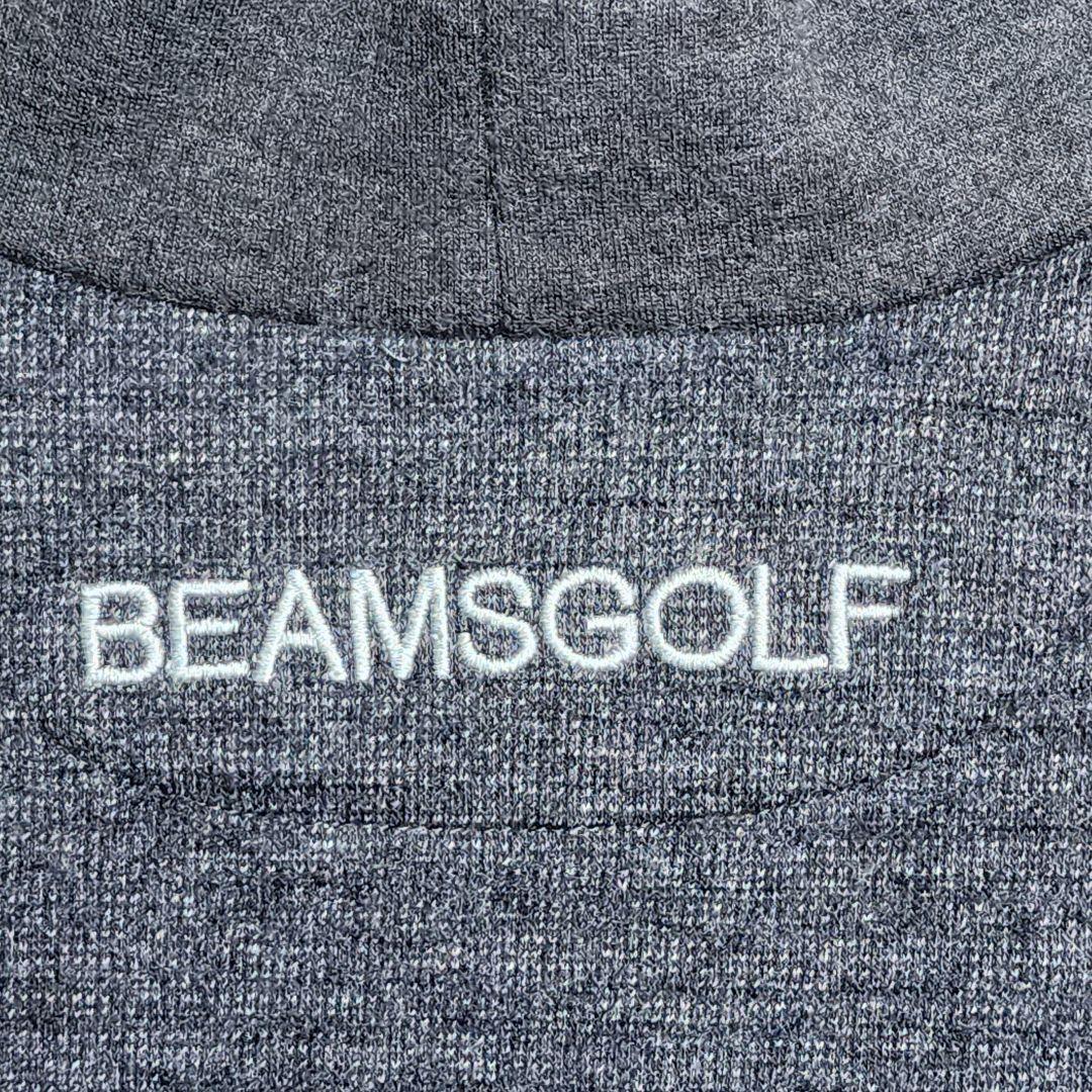 【良品】ビームスゴルフ BEAMS GOLF 長袖ニットモックネックシャツ L