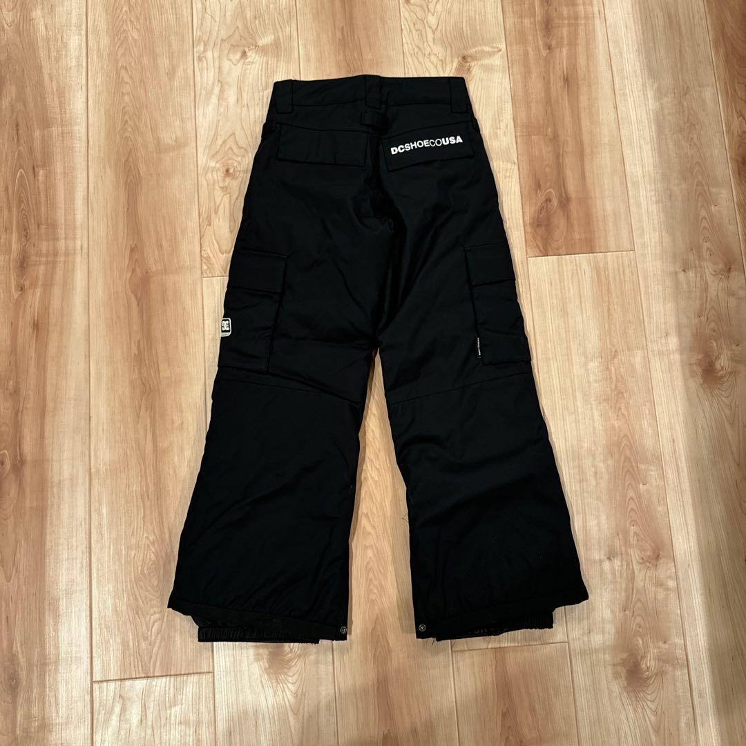 【ほぼ未使用】DC SHOES スノーボード用カーゴパンツ 黒150cmぐらい