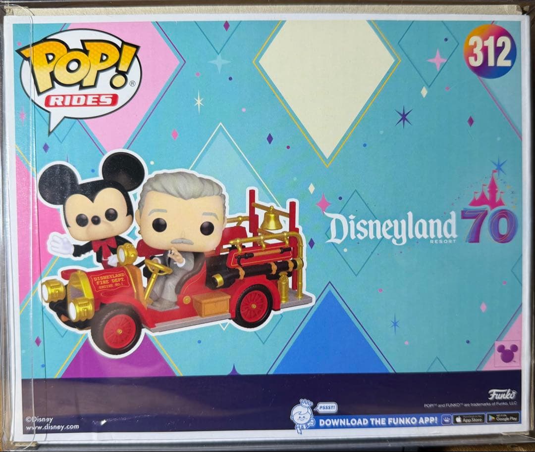 FunkoPopディズニーランド70周年Mickey & Walt Disney