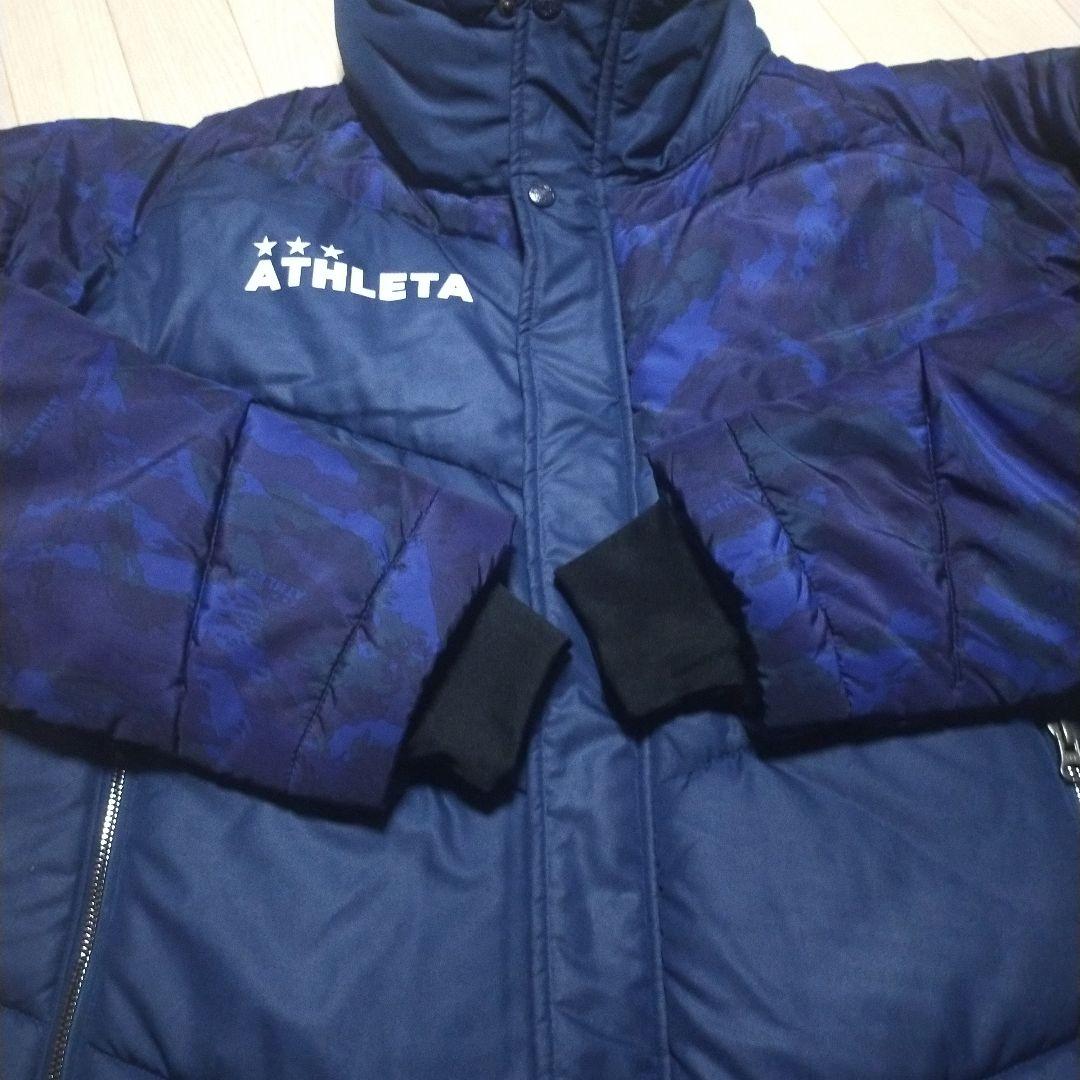 ATHLETA　アスレタ　ベンチコート　ロングコート　ダウン調　肉厚
