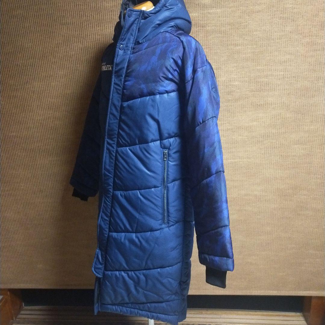 ATHLETA　アスレタ　ベンチコート　ロングコート　ダウン調　肉厚
