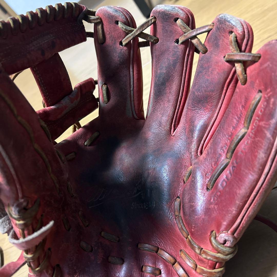 Wilson 硬式グローブ 赤