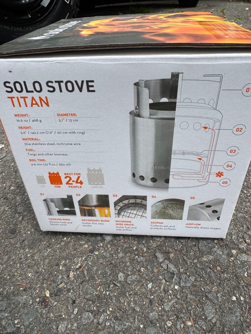 ソロストーブ SOLO STOVE TITAN 収納袋付き