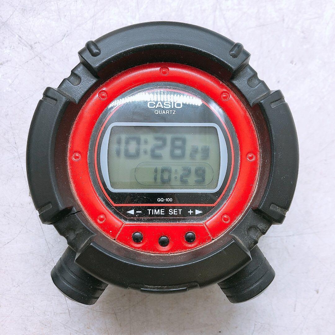 アラーム起動OK 希少 カシオ 目覚まし時計 置き時計 GQ-100 中古品