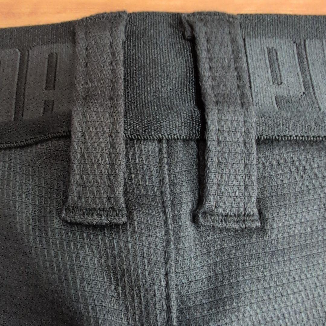 ２日間だけ千円引き！PUMA 美品ブラック ストレートパンツ サイドポケット付き