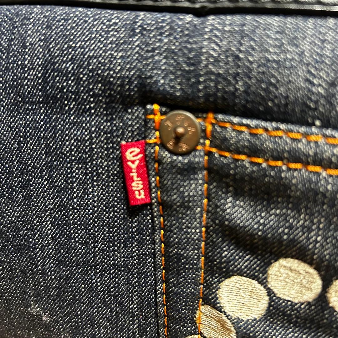 たかし EVISU エビス　ゴルフ　ボストンバッグ デニム×レザー