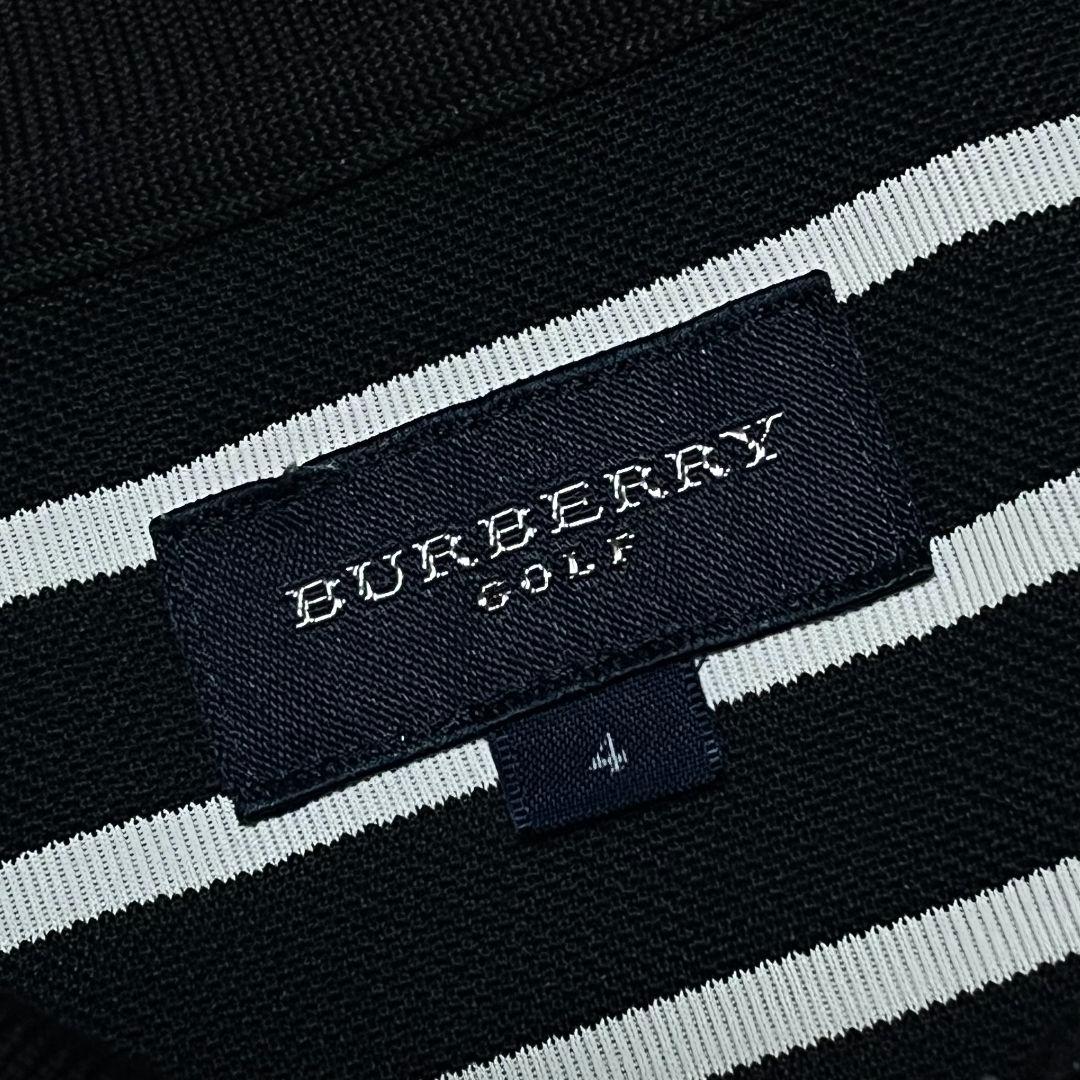 【美品✨️】【4】BURBERRY GOLF ボーダー ゴルフウェア メンズ