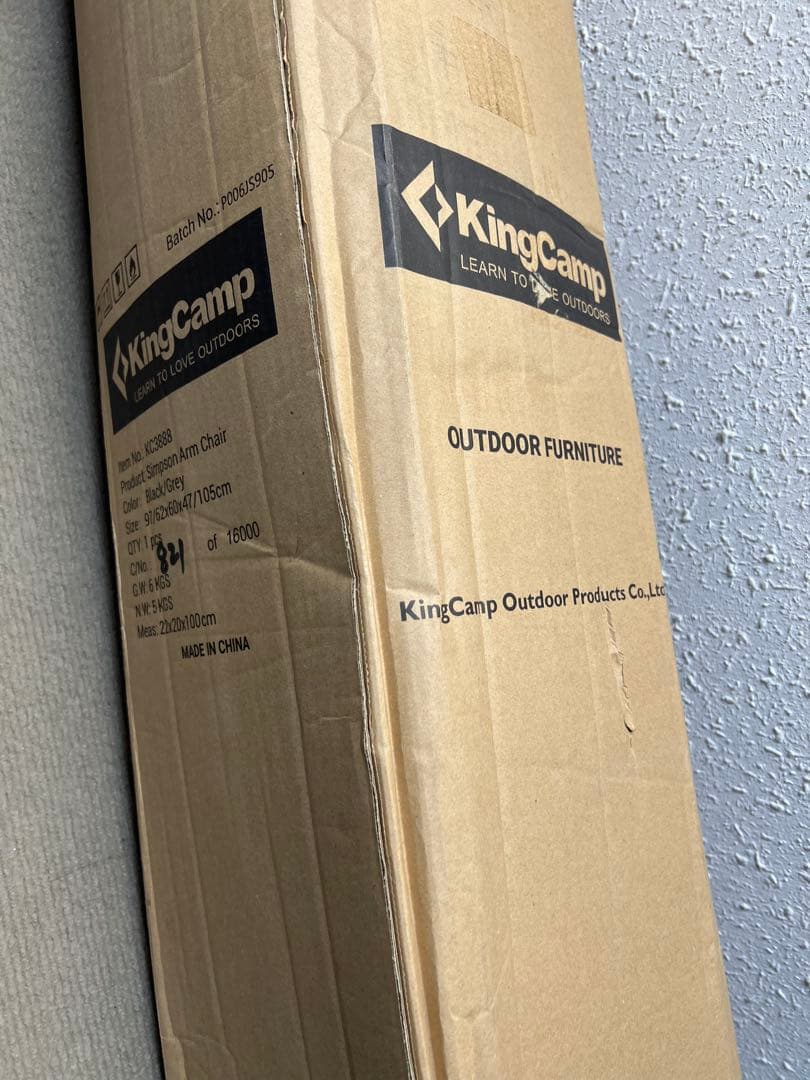 KingCamp アウトドア チェア 折りたたみ 椅子 ハイバック　キャンプ