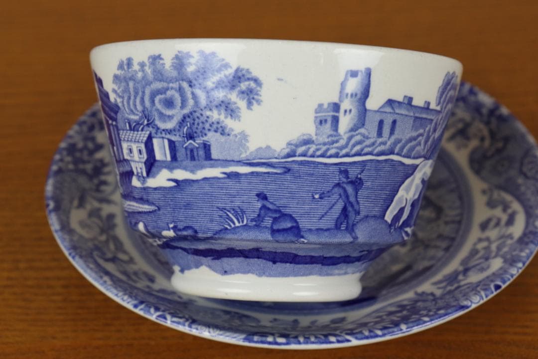 お値下げ　スポード　ブルーイタリアン　カップ　イギリス　SPODE　ヴィンテージ