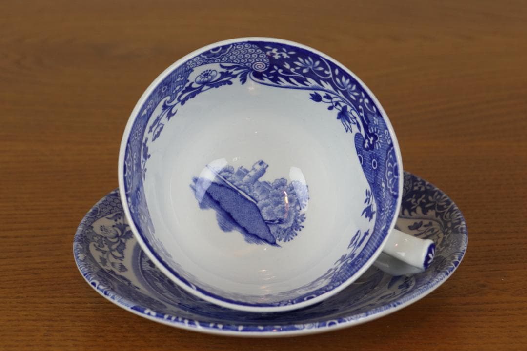 お値下げ　スポード　ブルーイタリアン　カップ　イギリス　SPODE　ヴィンテージ