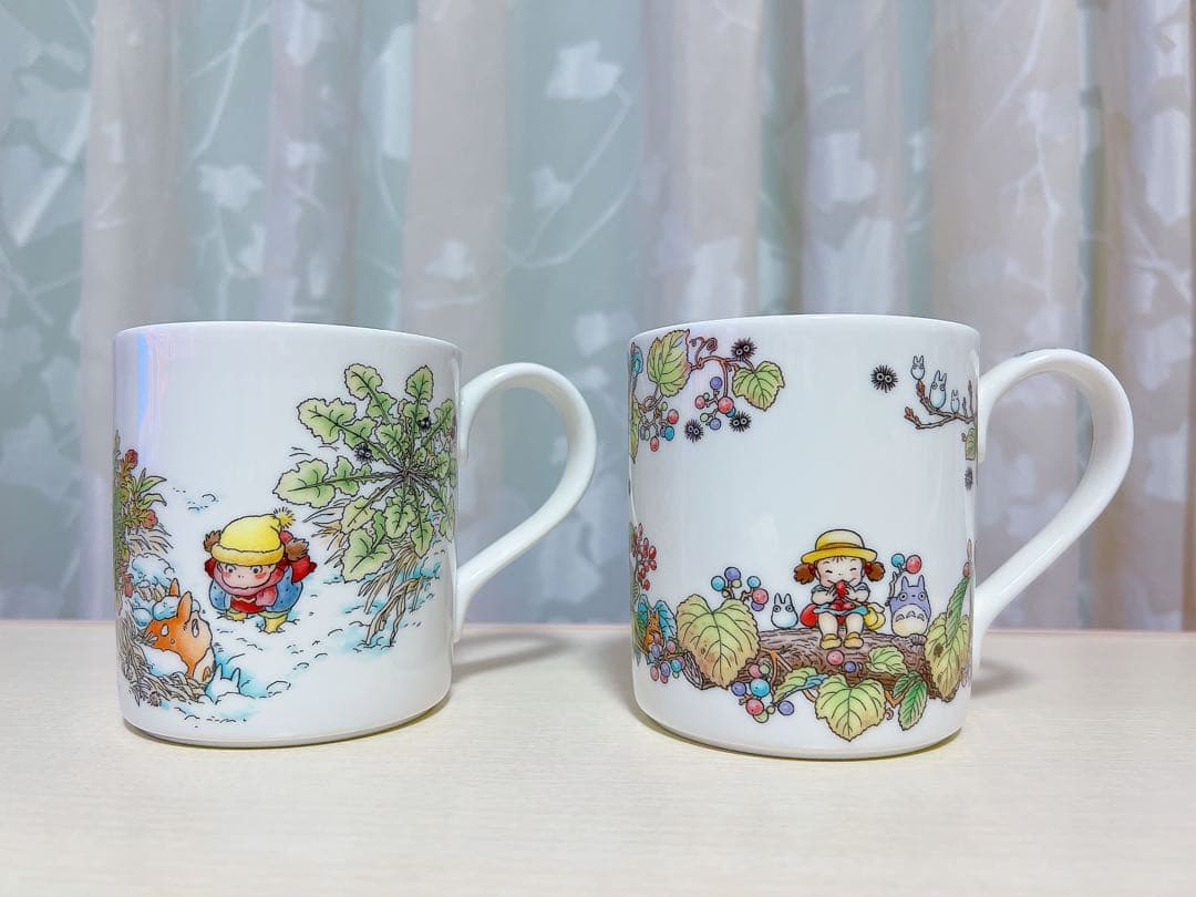 mkノリタケ トトロ おおいぬのふぐり がまずみ マグカップ 2個セット