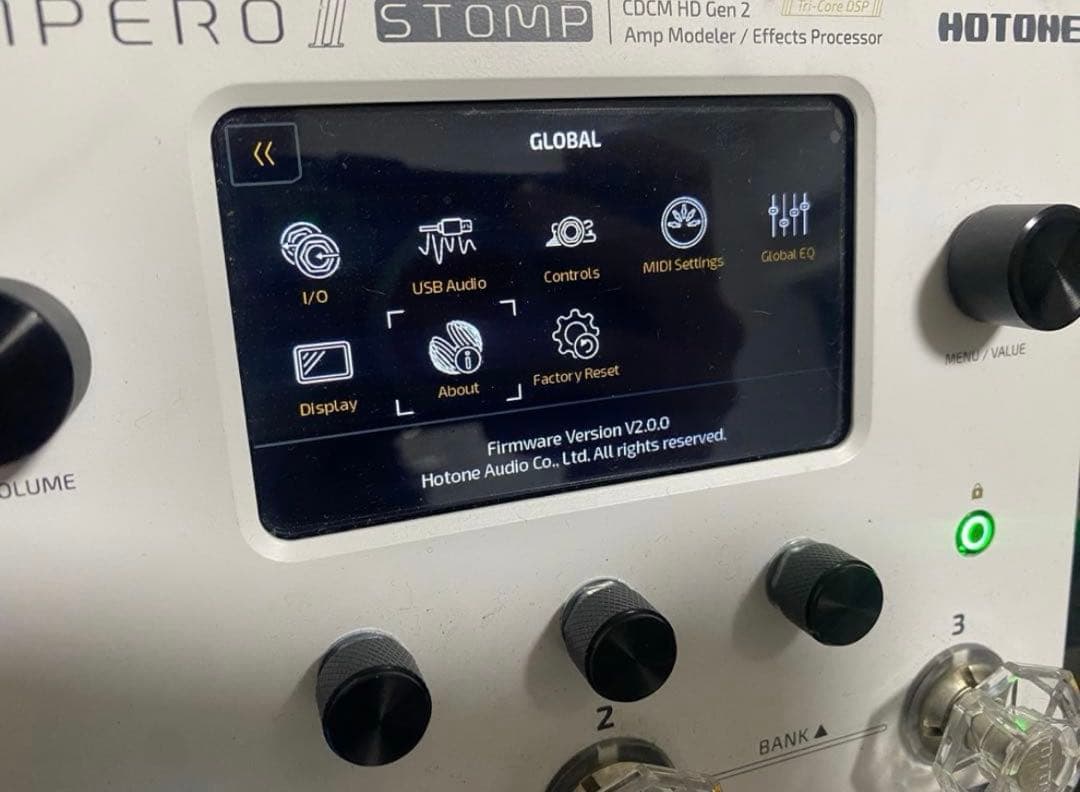 ギター HOTONE AMPERO II STOMP
