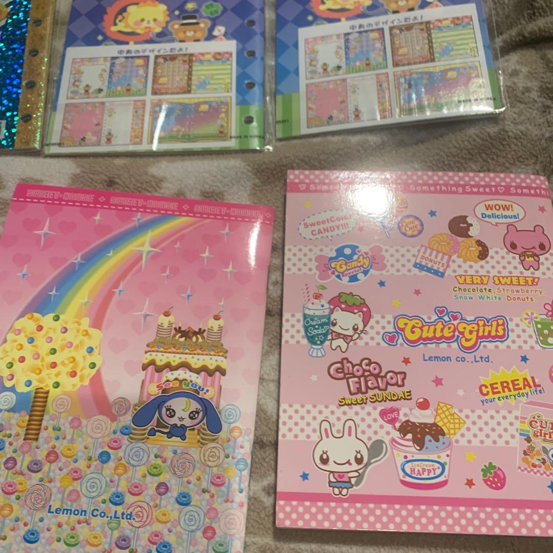 平成レトロ　シール帳、こうかんノート、ミニレターセット、シール　　9点セット