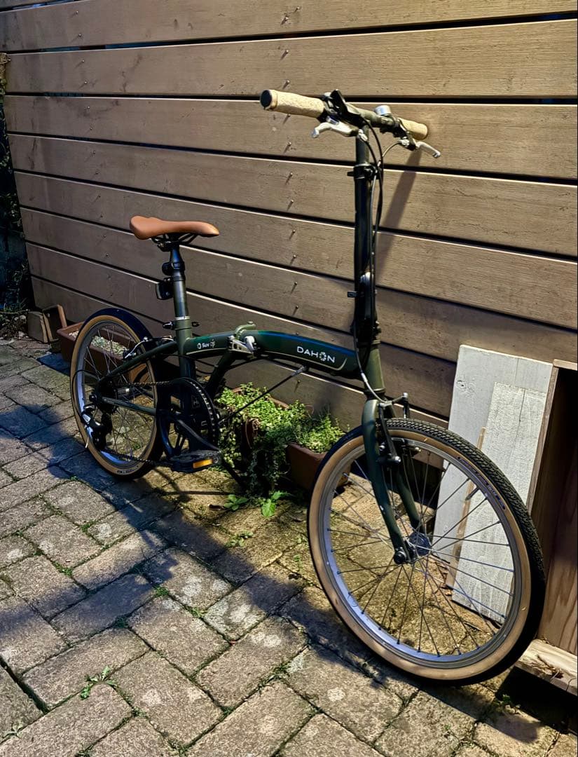 Dahon SubD6 オリーブグリーン カスタム車