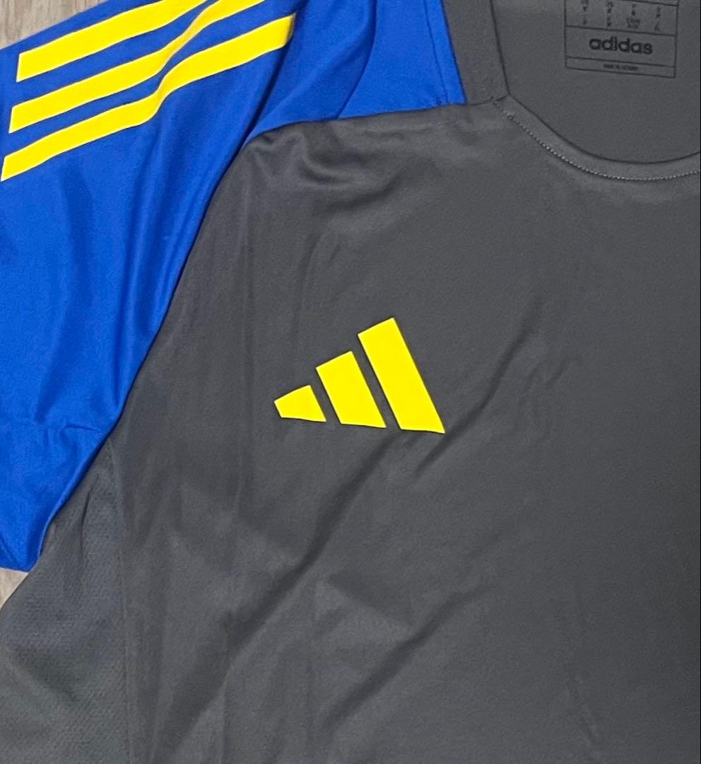 adidas リーズ　トレーニングウェア　プラシャツ　練習着　新品
