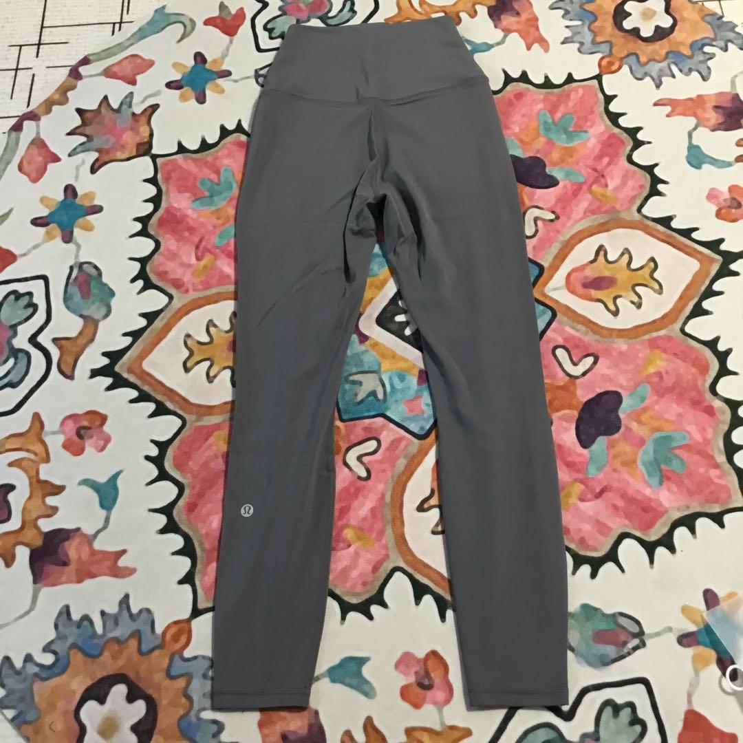 LULULEMON☆ サイズ6 グレー ハイウエスト ヨガパンツ