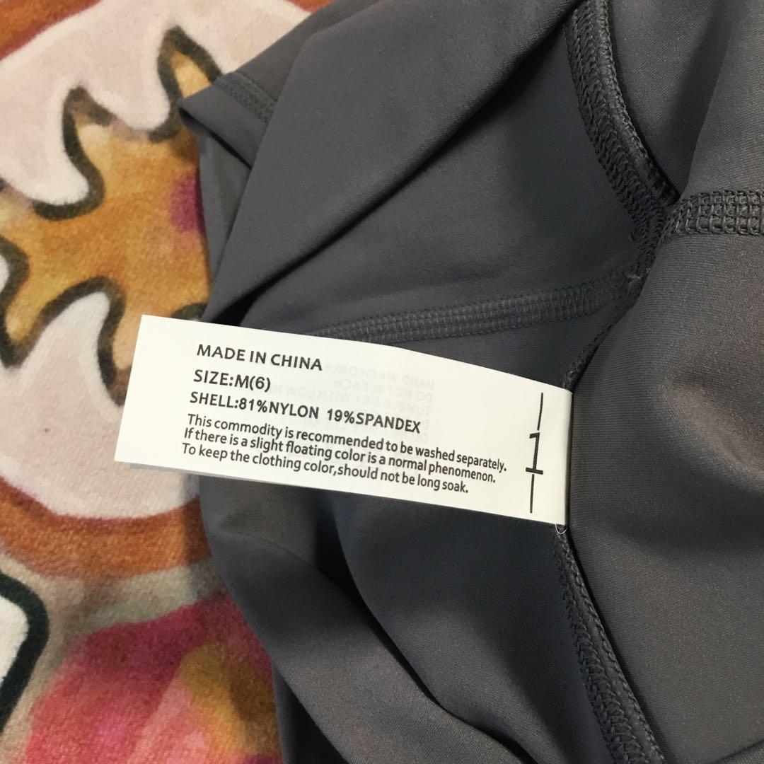 LULULEMON☆ サイズ6 グレー ハイウエスト ヨガパンツ