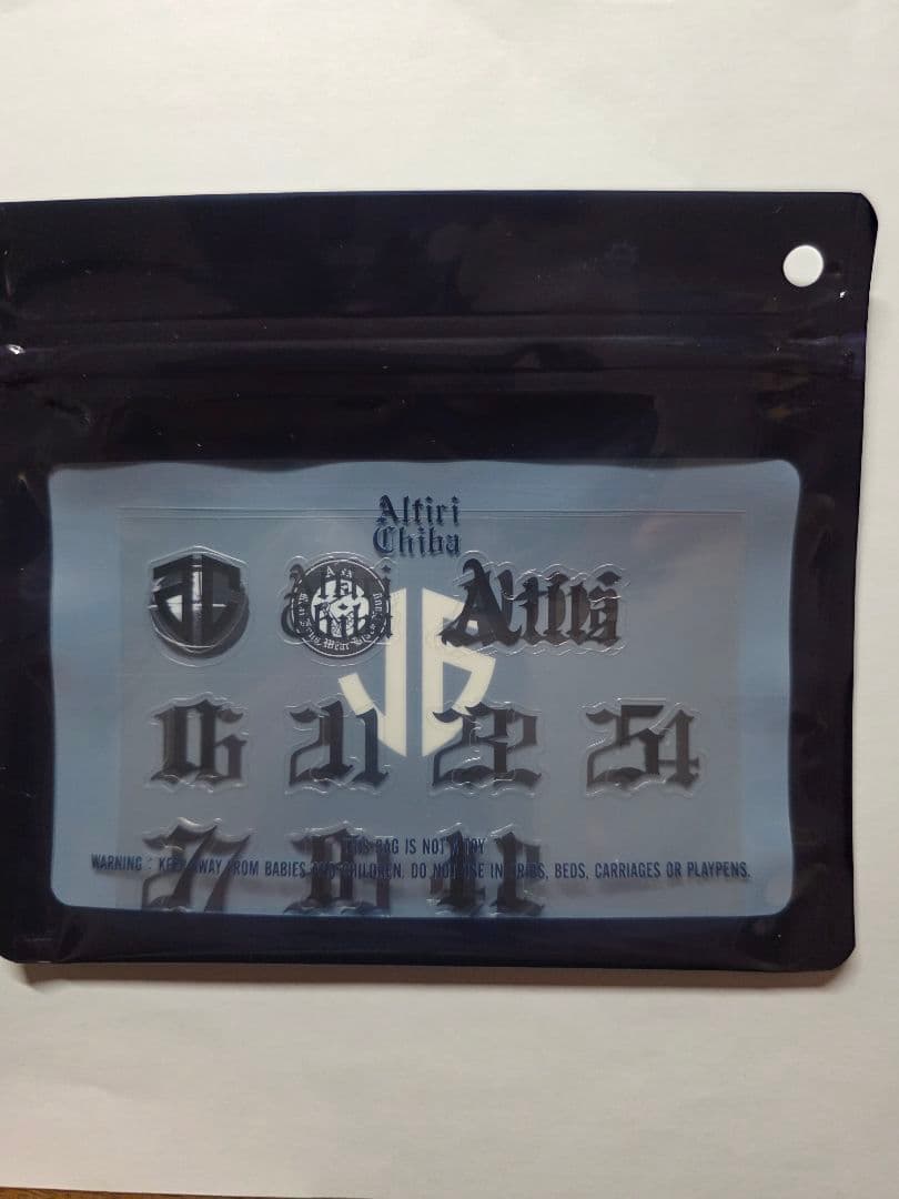 アルティーリ千葉　黒川虎徹選手ROOKIE Card & クリアステッカーセット