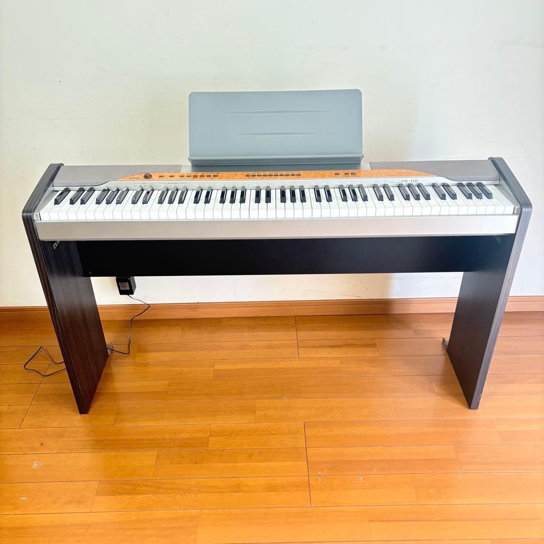 【美品•送料込み】CASIO電子ピアノ Privia PX-110 スタンド付属