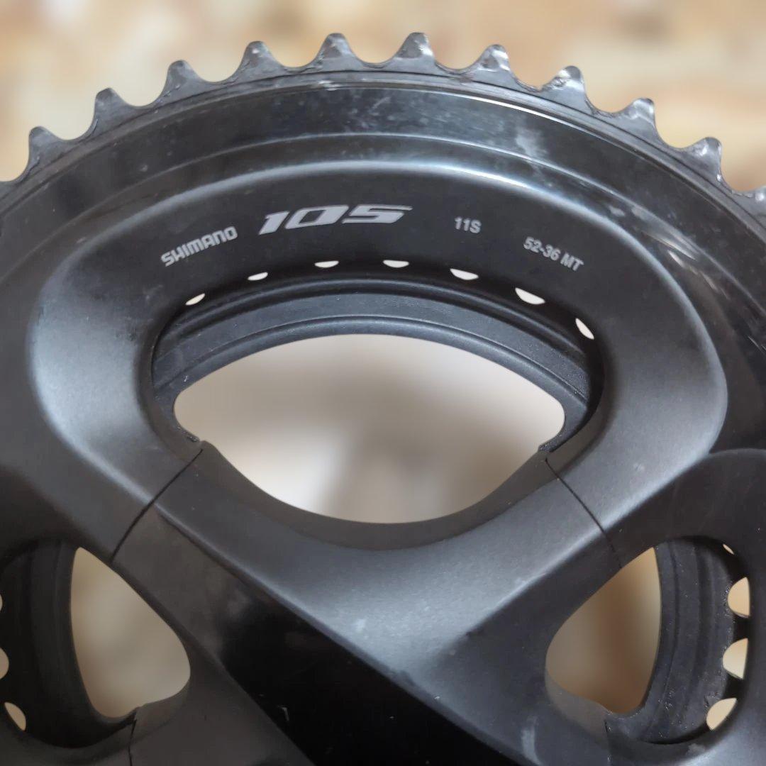 Shimano 105 FC-R7000 クランクアーム長 170mm。程度良！