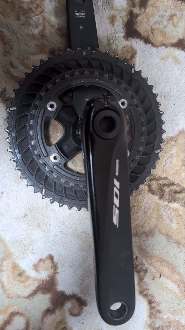 Shimano 105 FC-R7000 クランクアーム長 170mm。程度良！