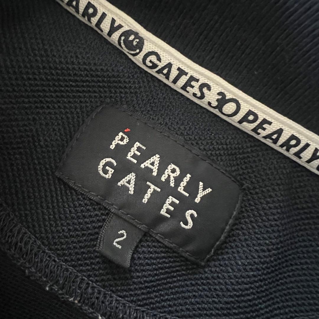 PEARLY GATES パーリーゲイツ　セットアップ　ニコちゃん　スマイル　紺