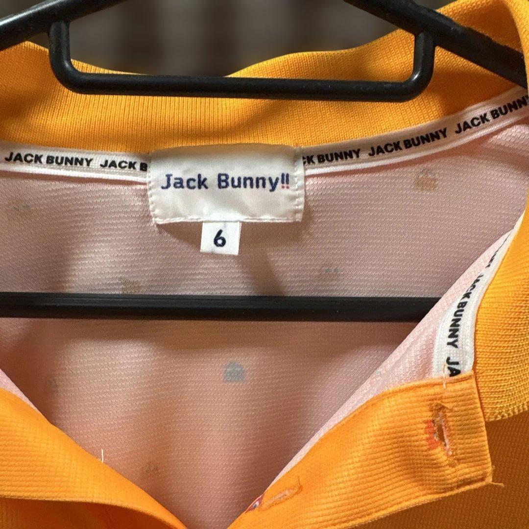 JACK BUNNY！！ バンダイ　pacmanコラボ オレンジ ポロシャツ