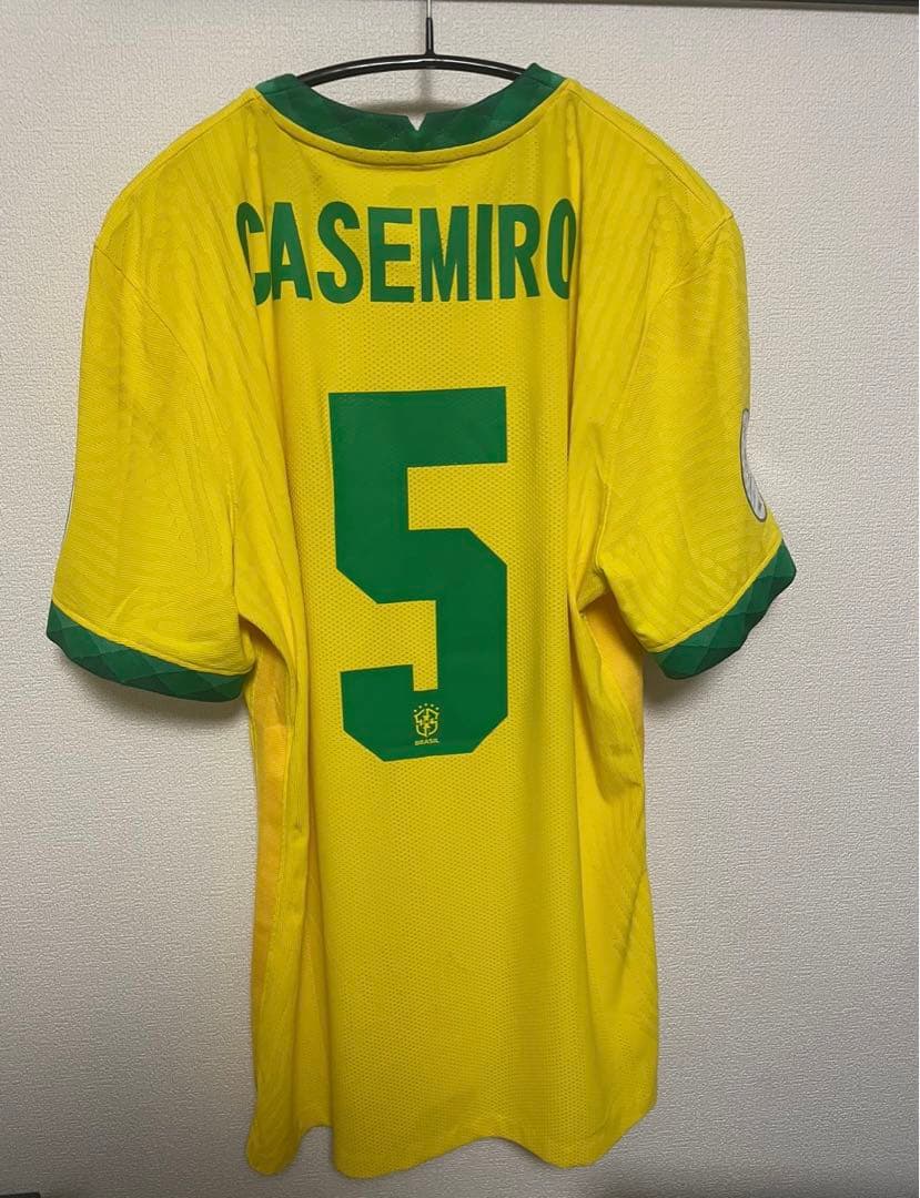 カゼミロ　選手支給品　ユニフォーム　ブラジル代表　実使用　レアルマドリード