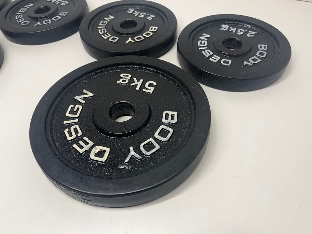 BODY DESIGN ボディデザイン プレート 5kg×2枚 2.5kg×4枚