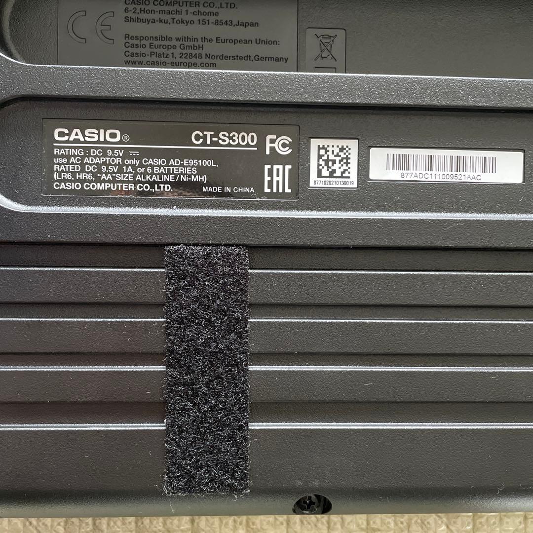 CASIO CT-S300 Casiotone 61鍵盤キーボード　スタンド付き