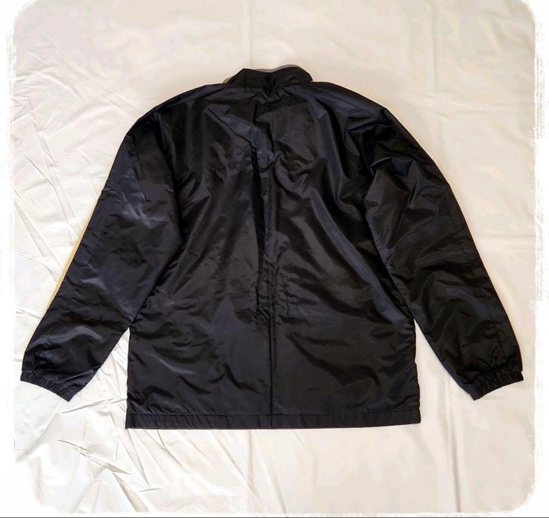 adidasウインドブレーカー　L サイズ上下　黒金