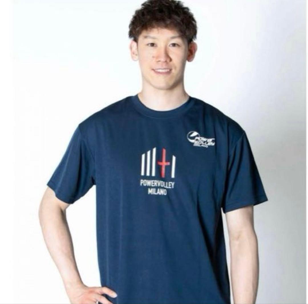 レア【新品未開封】石川祐希 パワーバレー・ミラノ　　オフィシャルTシャツ