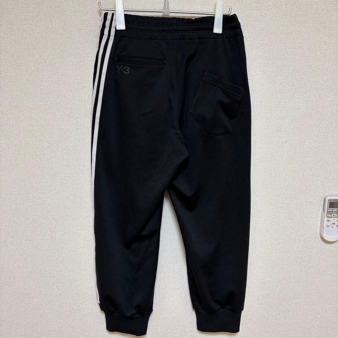 【美品】adidas Y-3 ワイスリー トラックパンツ ジャージ 黒 3ライン