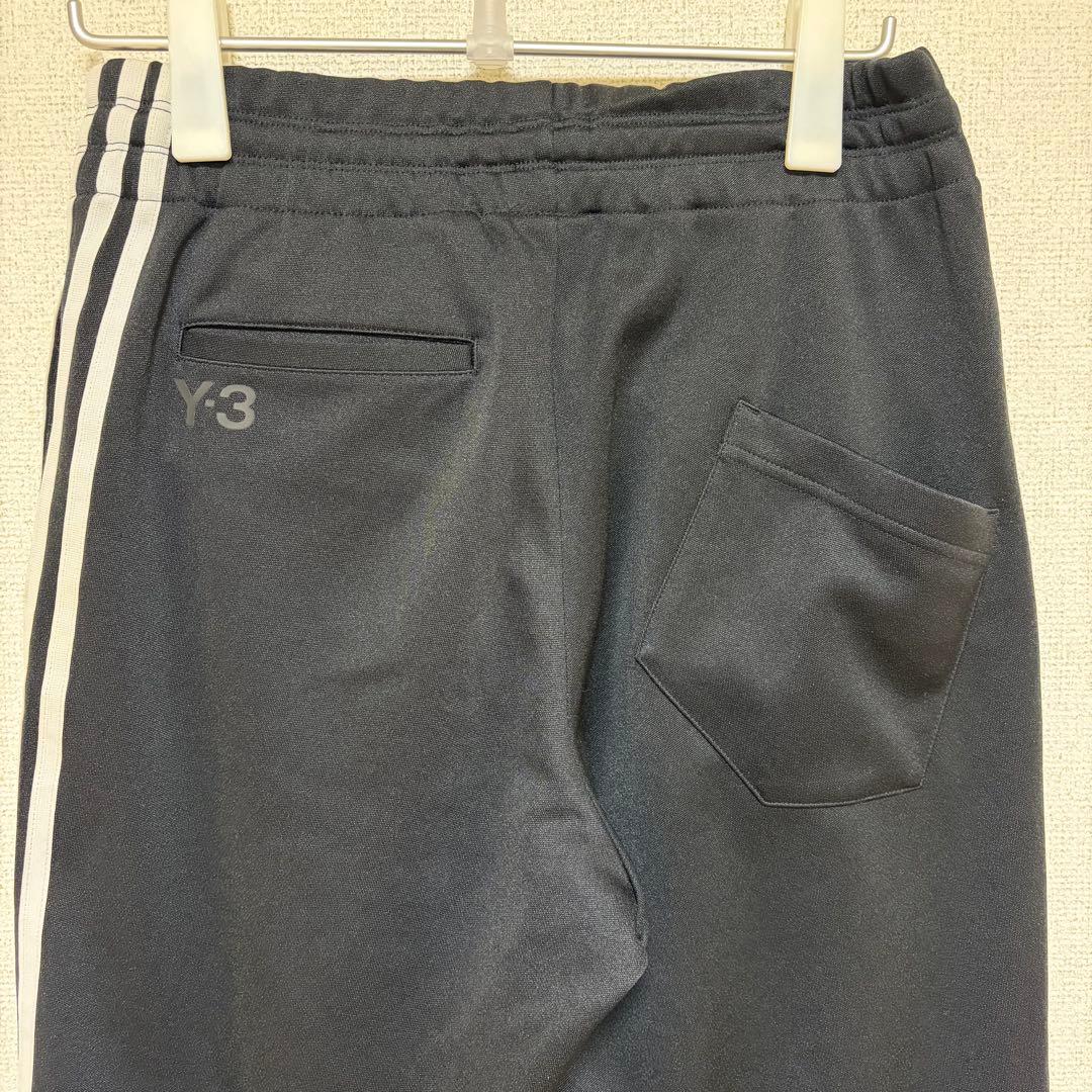 【美品】adidas Y-3 ワイスリー トラックパンツ ジャージ 黒 3ライン