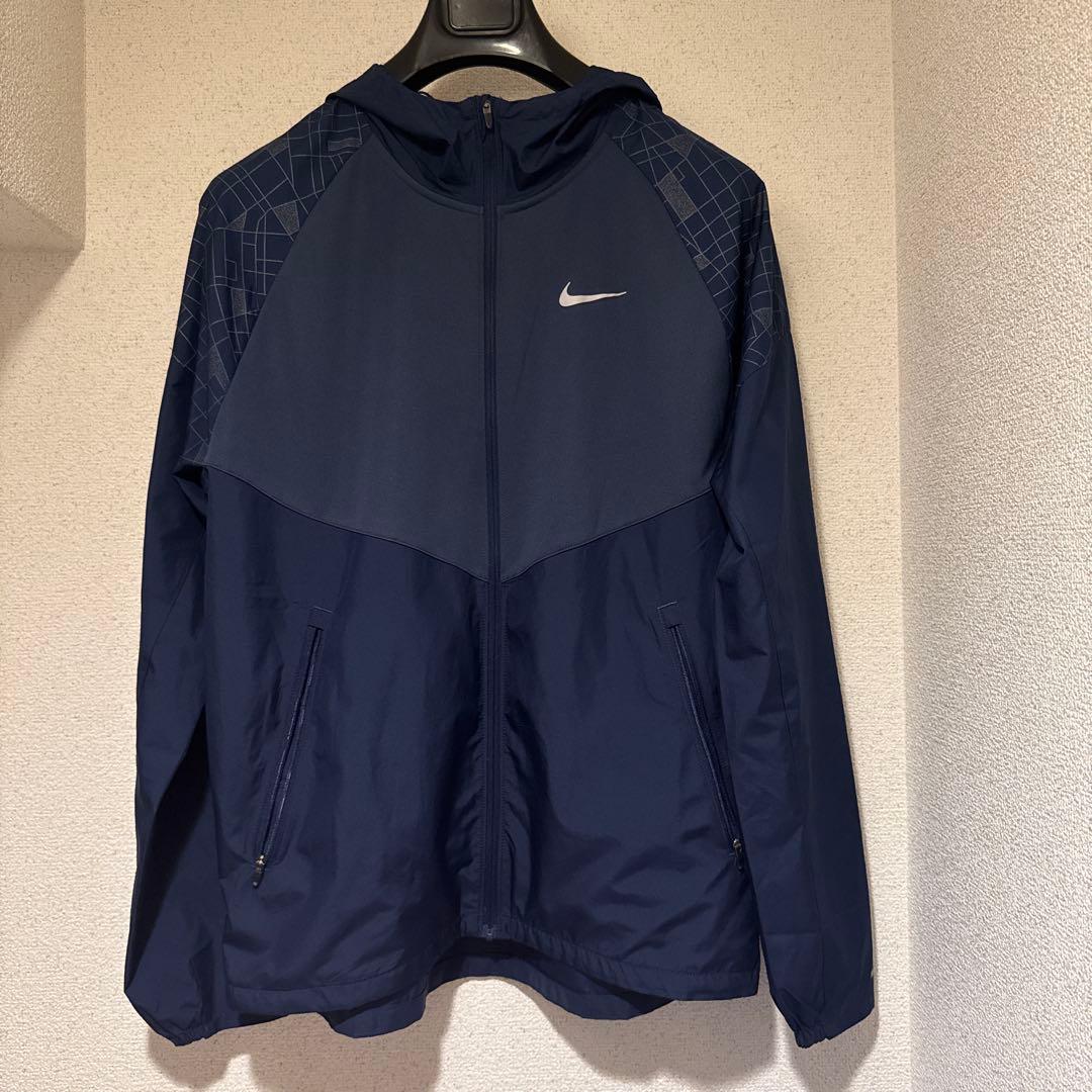 【廃盤品】NIKE ランディビジョン マイラー RUNJKT ネイビー　Mサイズ