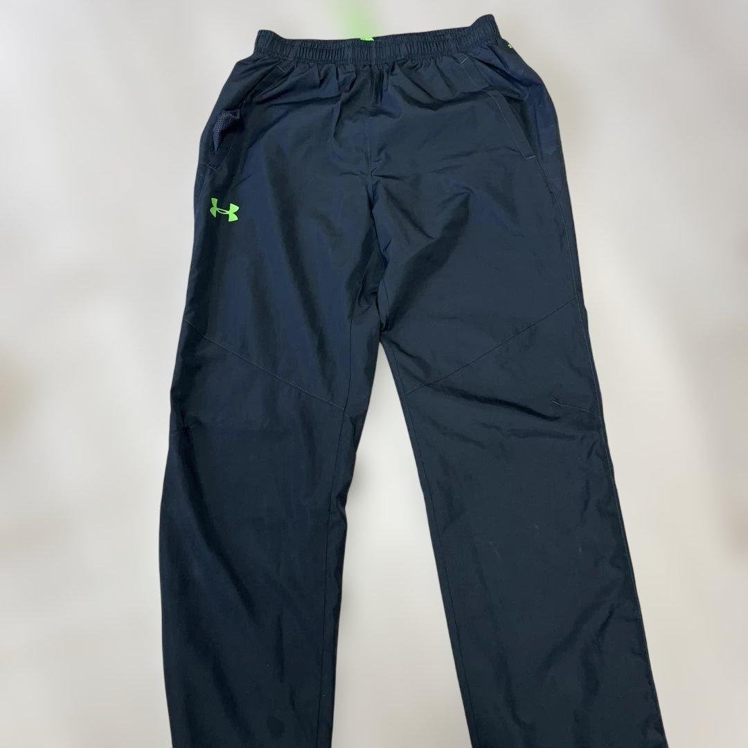 UNDER ARMOUR ジャージ上下セット ブラック/グリーン