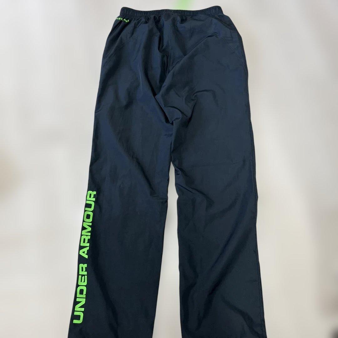 UNDER ARMOUR ジャージ上下セット ブラック/グリーン