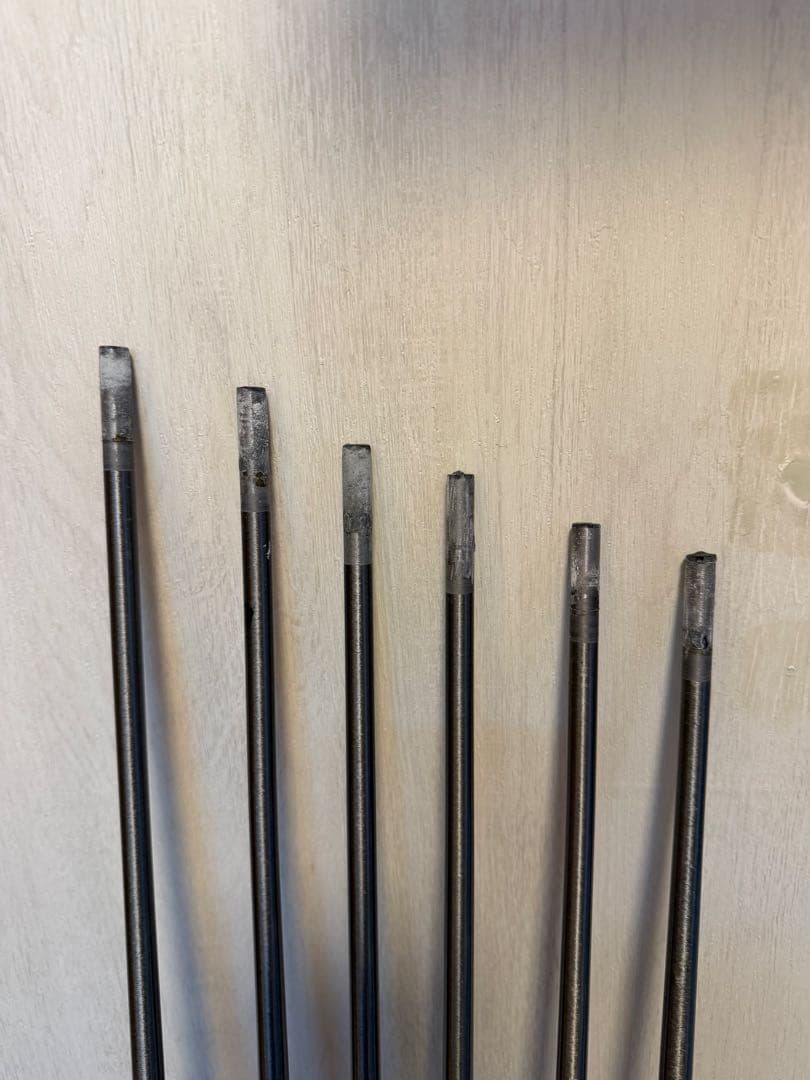 SteelFiber 110/95ゴルフシャフト 6本セット